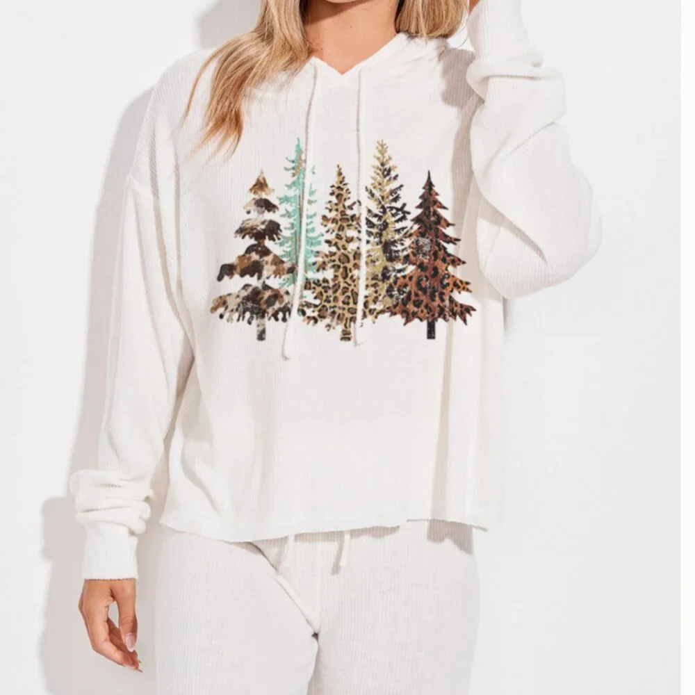 PHIL LOVE 2 Piece Set Holiday Trees - Picture 2 of 3